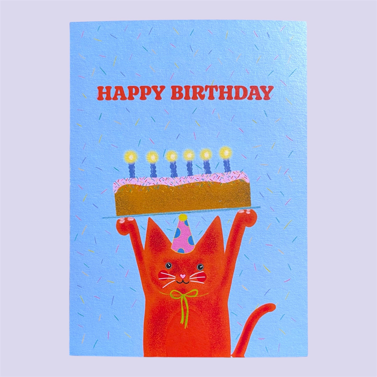 Postkarte Happy Birthday Büsi