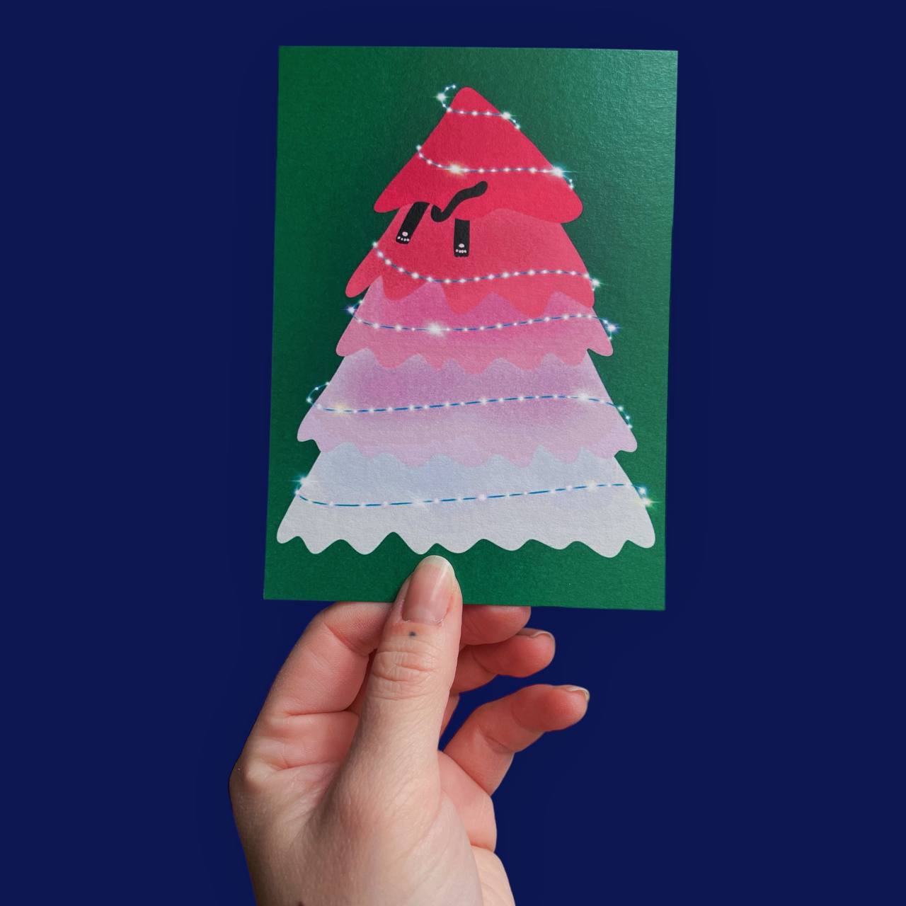 Grusskarte Weihnachtsbaum