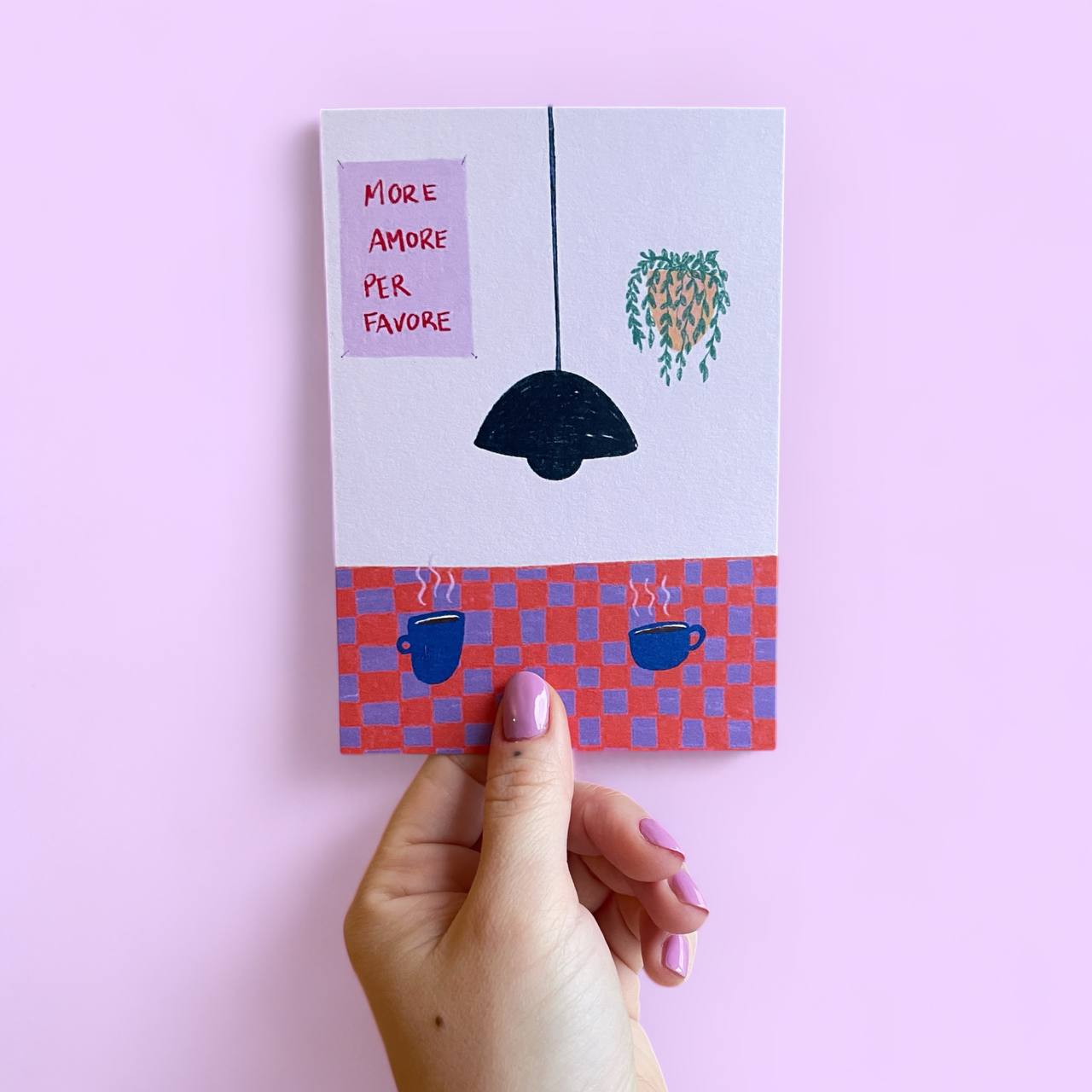 Postkarte More Amore Per Favore