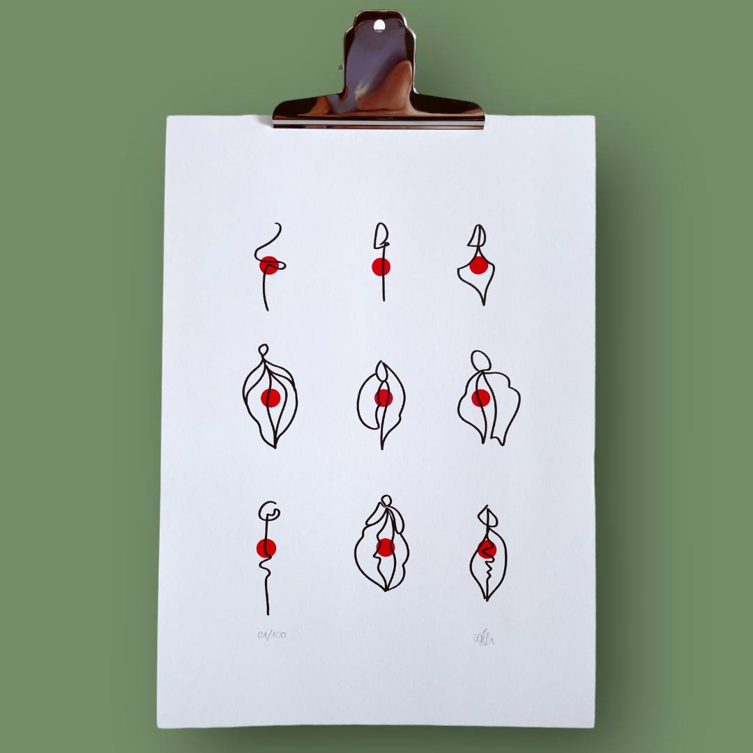 Viva La Vulva Plakat