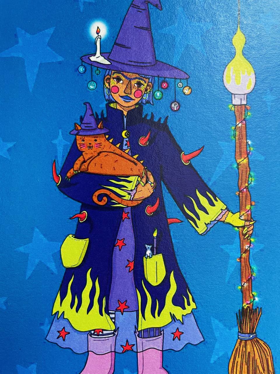Grusskarte Celebration Witch