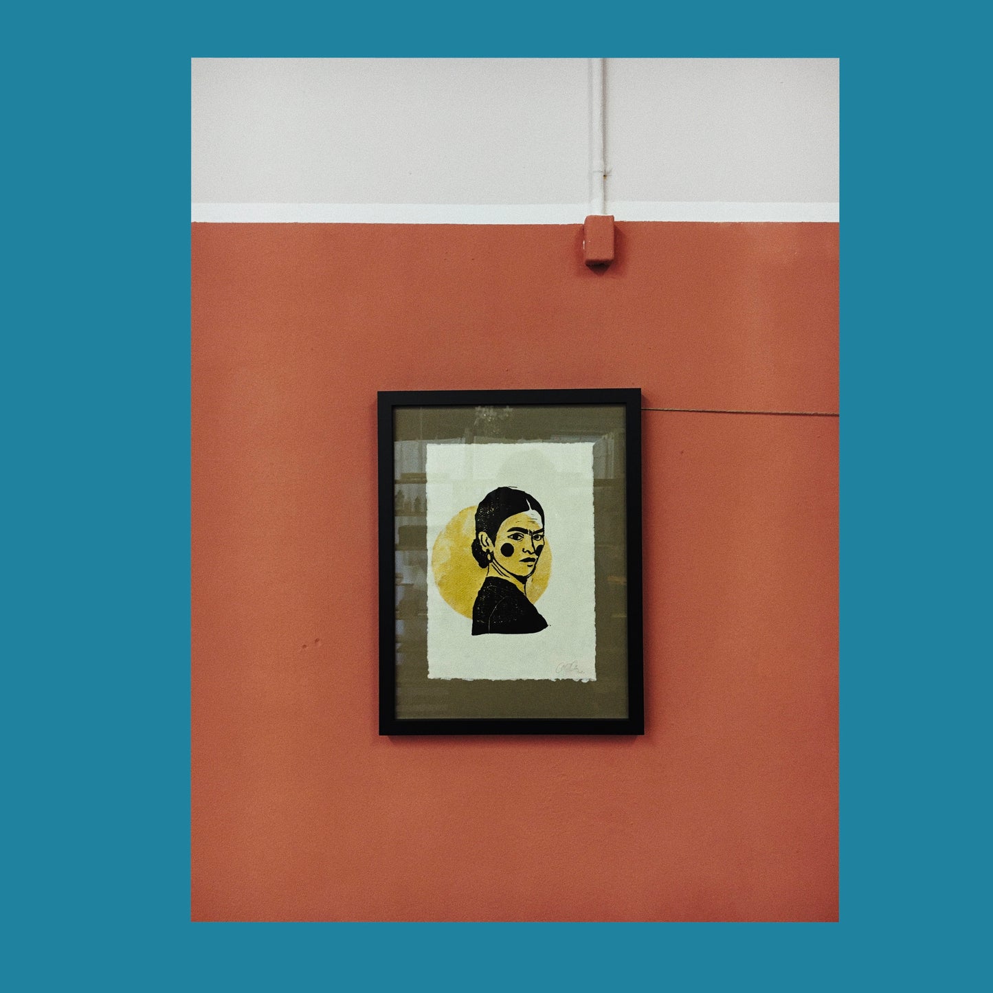 Linoldruck FRIDA
