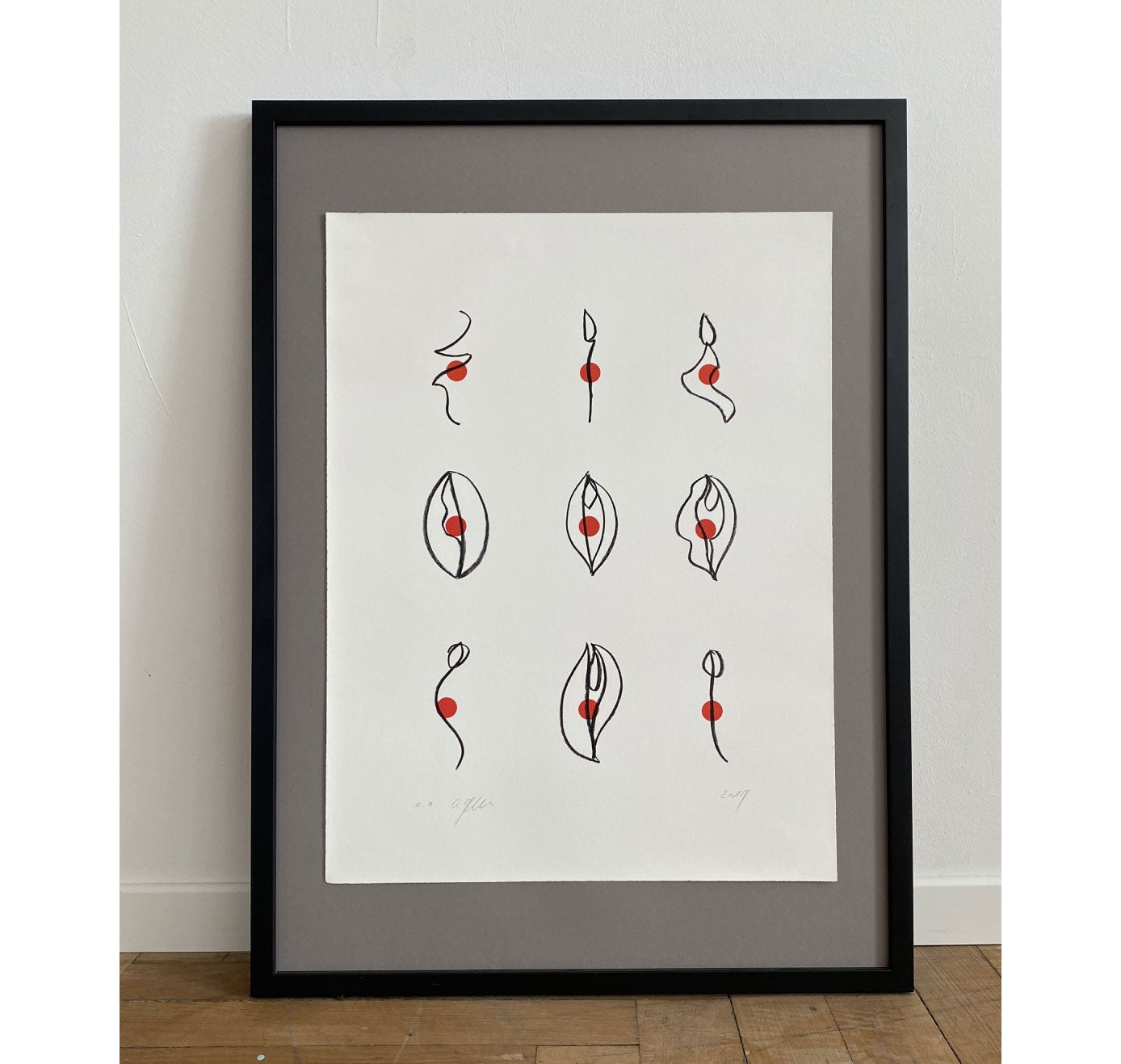 Limitierte Lithografie "Viva La Vulva"