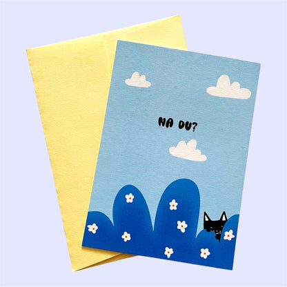 Grusskarte „Na Du?“