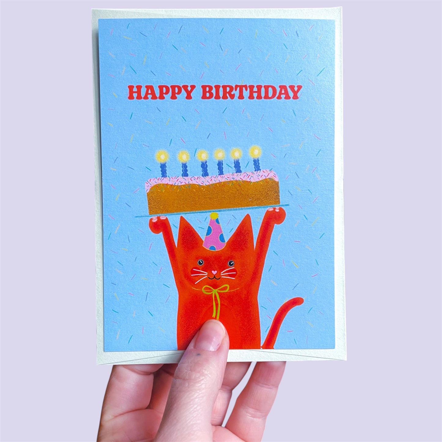 Postkarte Happy Birthday Büsi