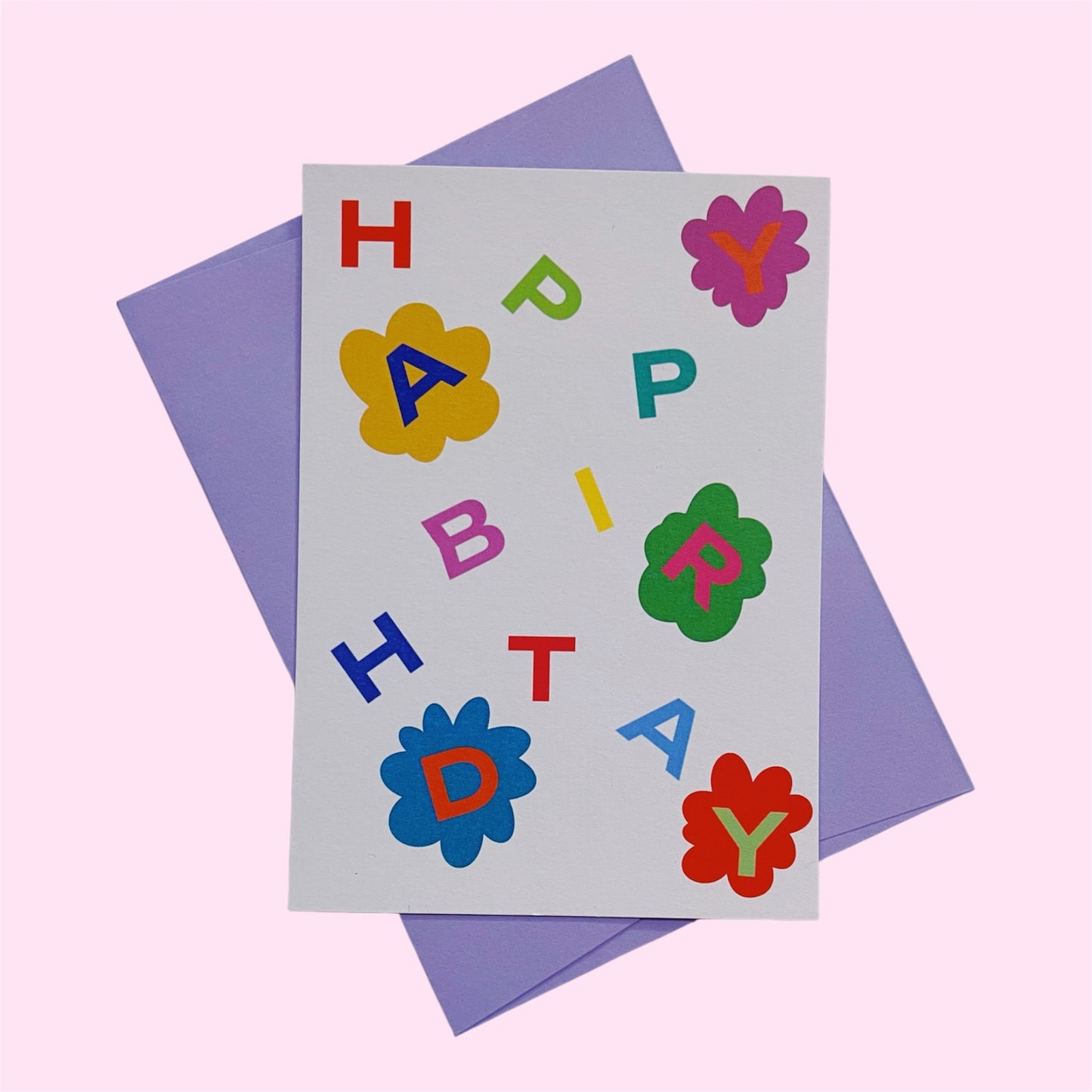 Grusskartenset Happy Birthday + Blumen (Set & Einzeln)