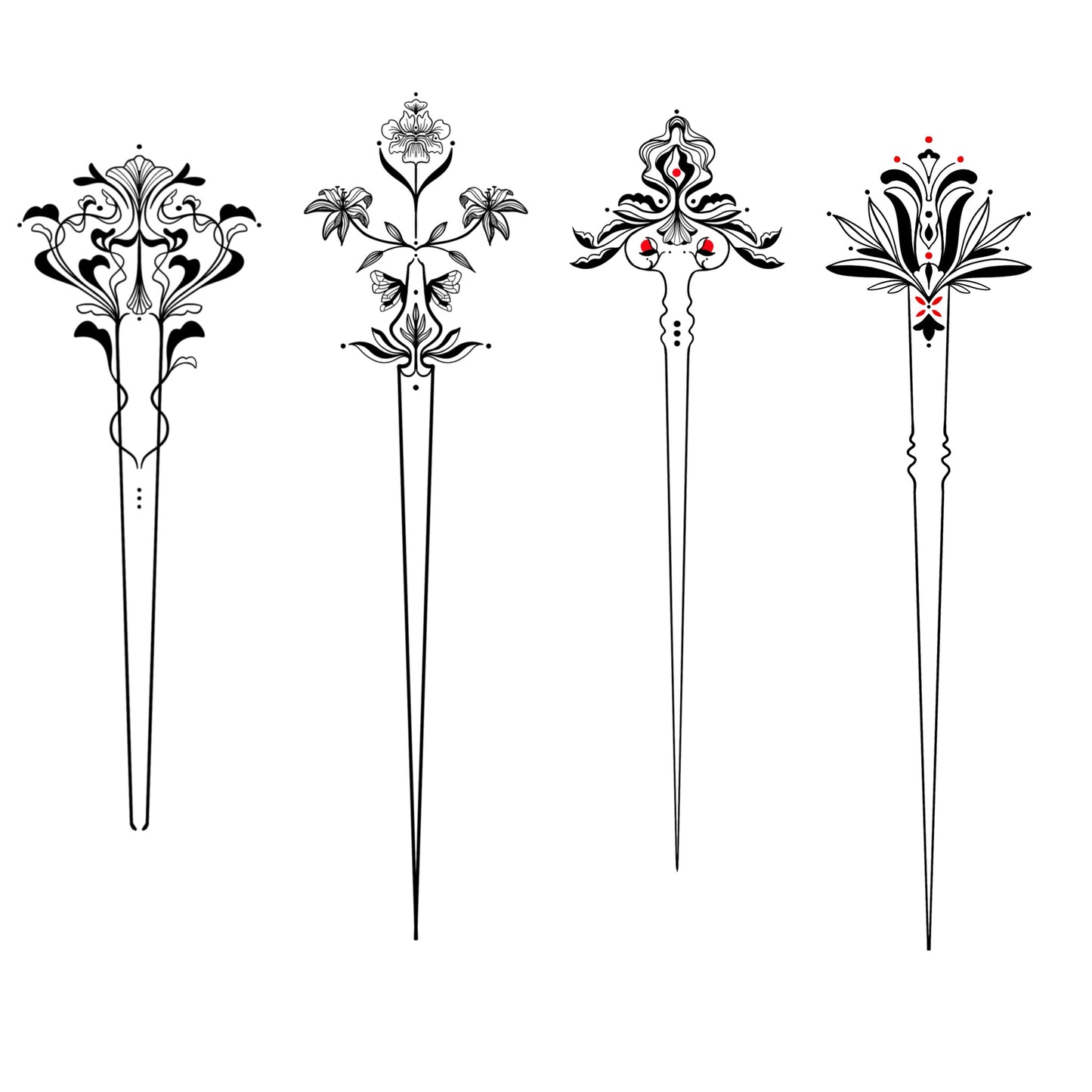 Gutschein für ein individuelles Hat Pin Tattoo Design