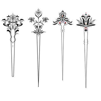 Gutschein für ein individuelles Hat Pin Tattoo Design