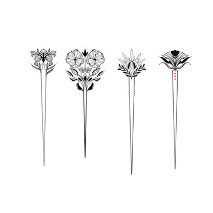 Gutschein für ein individuelles Hat Pin Tattoo Design