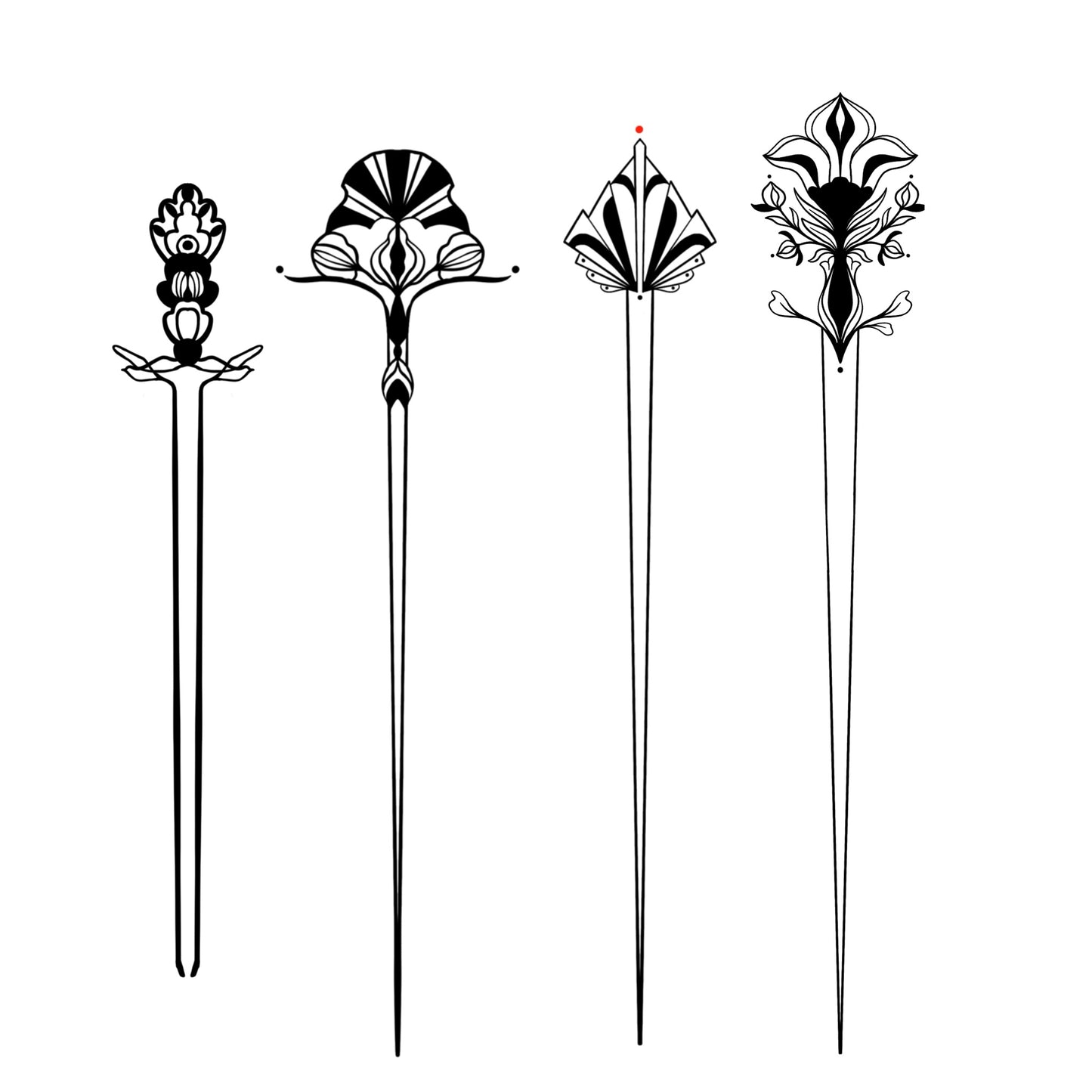 Gutschein für ein individuelles Hat Pin Tattoo Design