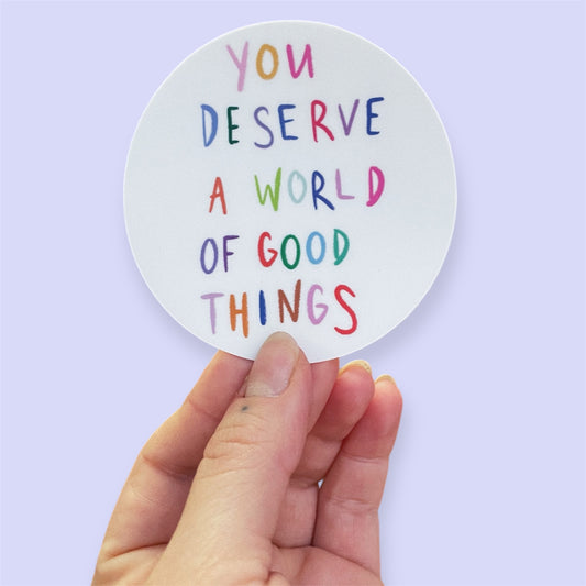 Sticker "good things"
