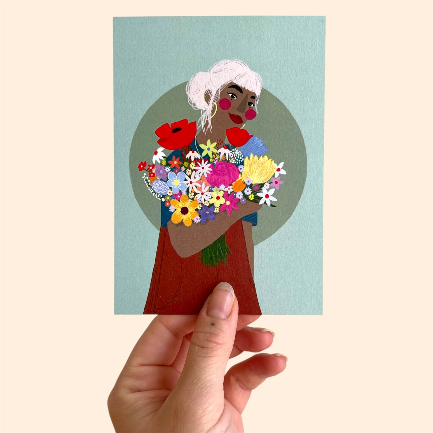 Postkarte Bouquet