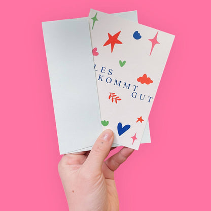 Grusskarte Alles Kommt Gut